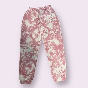 Pink tie dye Pretty Little Thing Sweatpants